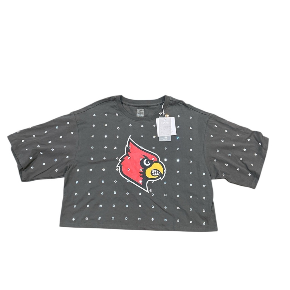 Gameday Couture‎ Women’s Size XL University of Louisville Crop Tee NWT